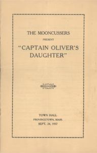 Playbill - The Mooncussers
