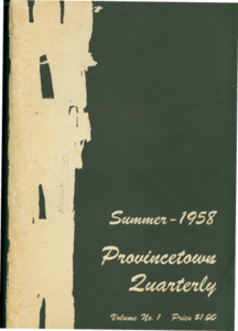 Provincetown Quarterly - Summer 1958
