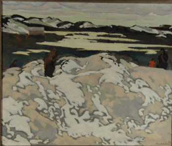 "Dunes in December" Ross E. Braught (1898-1983)