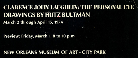 Bultman, Fritz: Exhibition Postcard