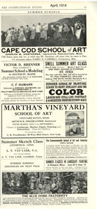 Cape Cod School of Art/Webster Schools - 1914