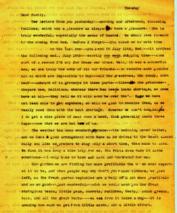 Letter from Fritz and Jeanne to Mr. and Mrs. Bultman (Jul 27,1945)