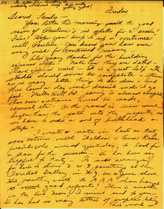 Letter from Jeanne to Mr. & Mrs. Bultman ("Easter",1949)
