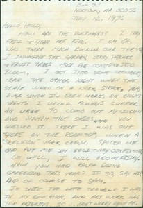 Letter from Dennis Meggs (July 12, 1976)