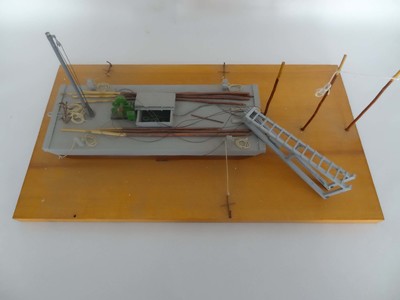 Model of Trap Boat Scow
