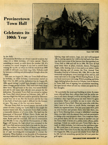 Kelly's Corner 049 - Town Hall turns 100 years old