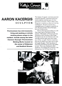 Kelly’s Corner 137 - Arron Kacergis Sculptor