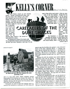 Kelly’s Corner 148 - Caretakers of the Dune Shacks