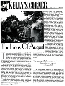 Kelly’s Corner 187 – The Lions of August