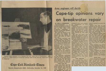 Breakwater Repair Battle - 1969