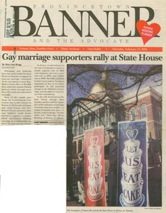 Gay Marriage Supporters Rally at State House