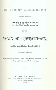 Annual Town Report - 1884