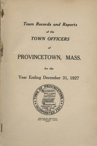 Annual Town Report - 1927