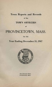 Annual Town Report - 1947