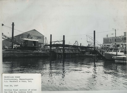 MacMillan Wharf Reconstruction Photographs 1987