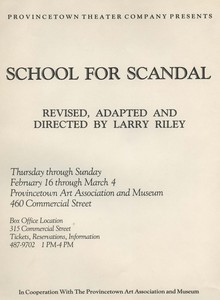 "School for Scandal"