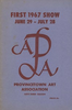 Provincetown Art Association  Exhibition (First) 1967