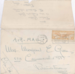 Envelope from Thelma Given correspondence