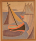 "Untitled (Sailboat)" Blanche Lazzell (1878-1956)